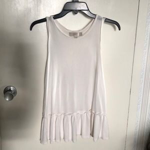 Loft Peplum Sleeveless T-Shirt